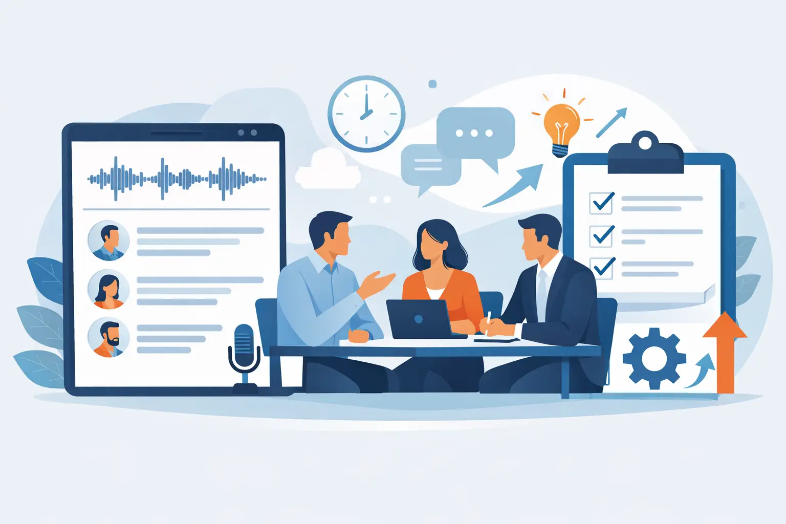 Meeting Transcription With Action Points