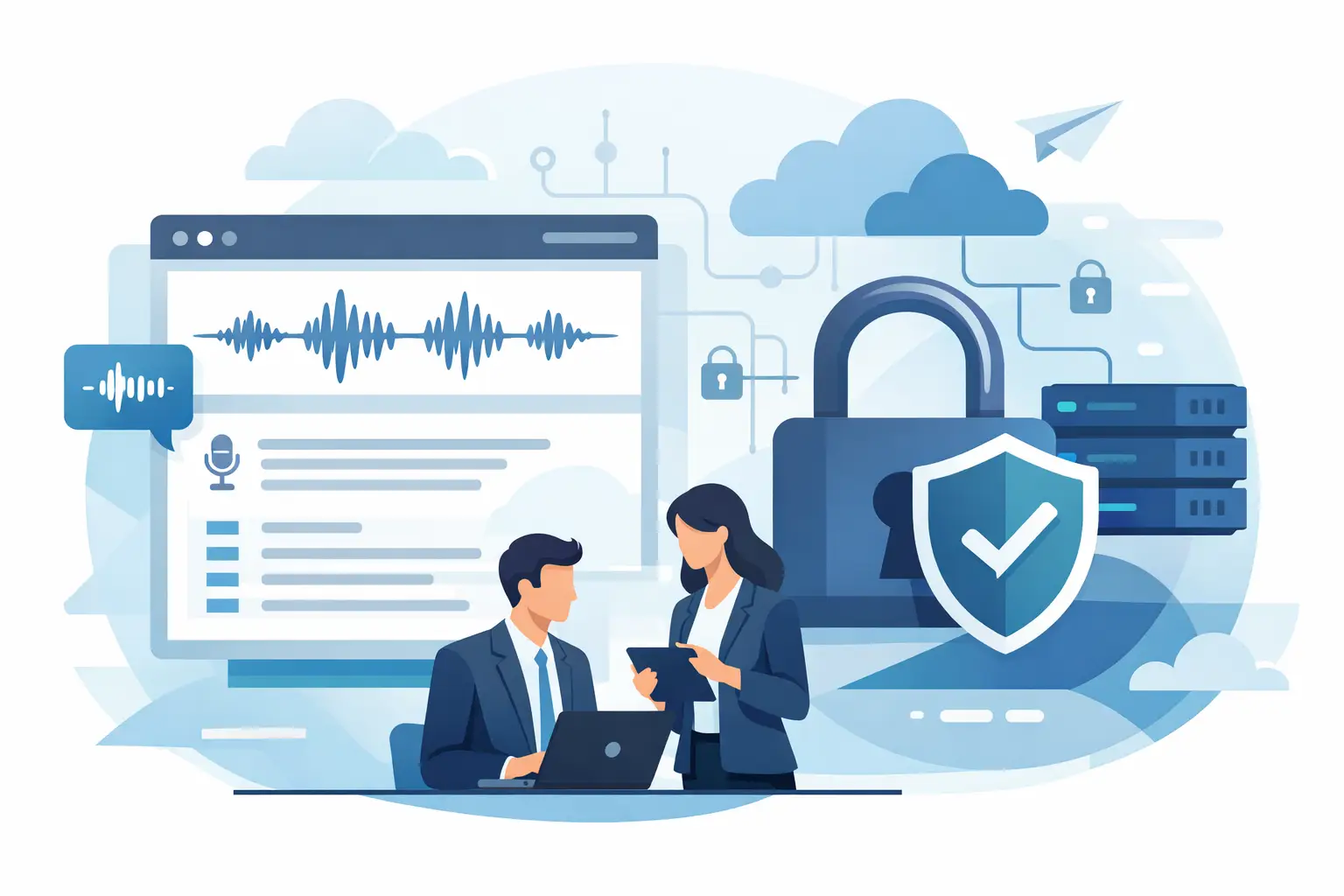 Is Browser Transcription Secure for Work?