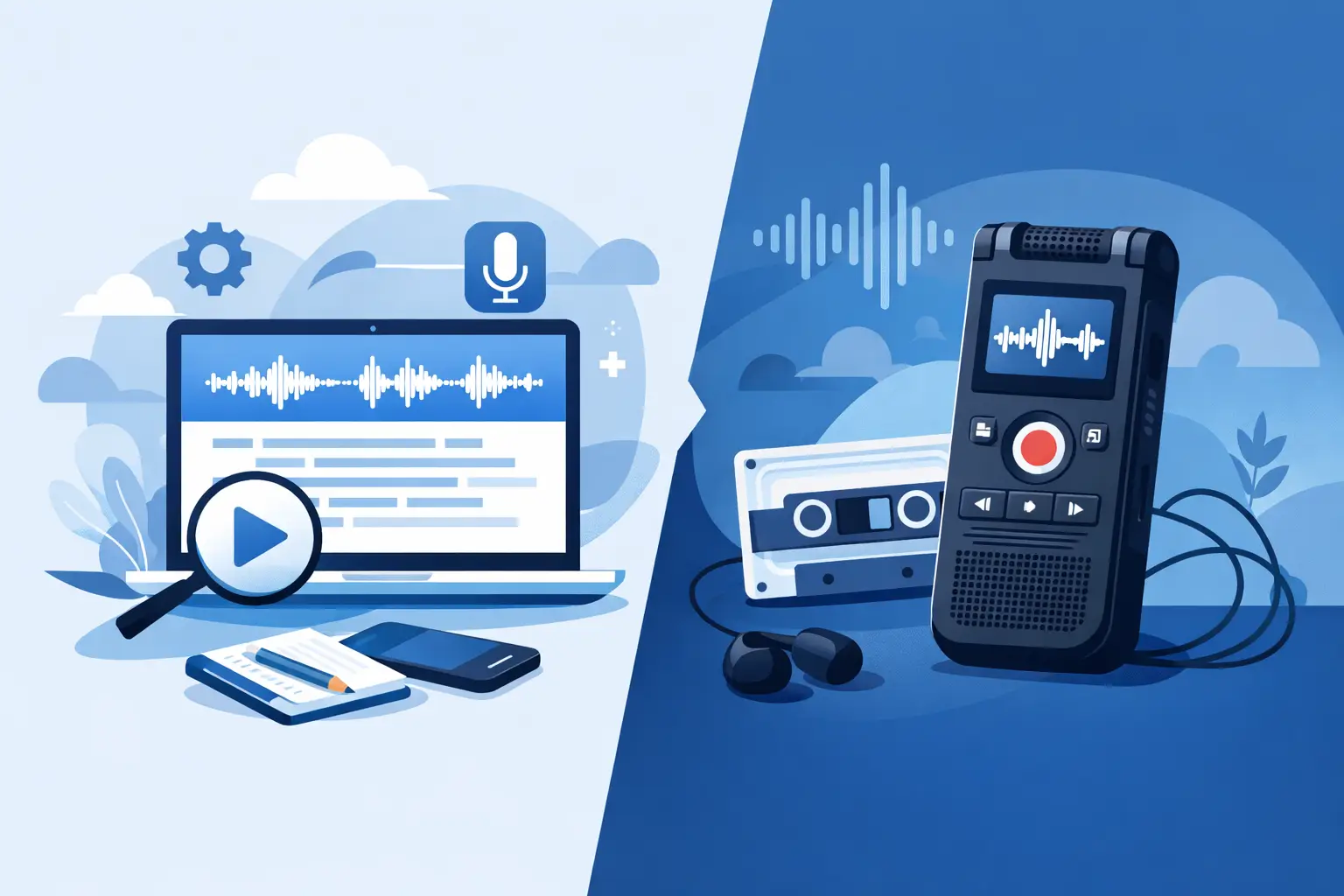 Transcription Platform vs Voice Recorder